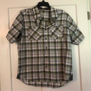 Mens Under Armour Short-Sleeved Button-up